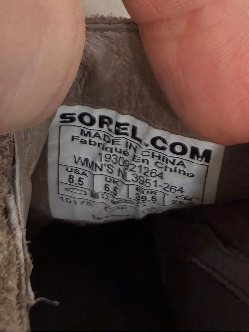 Sorel Joan Uptown Wedge Ankle Boots Size 8 1/2 Tan